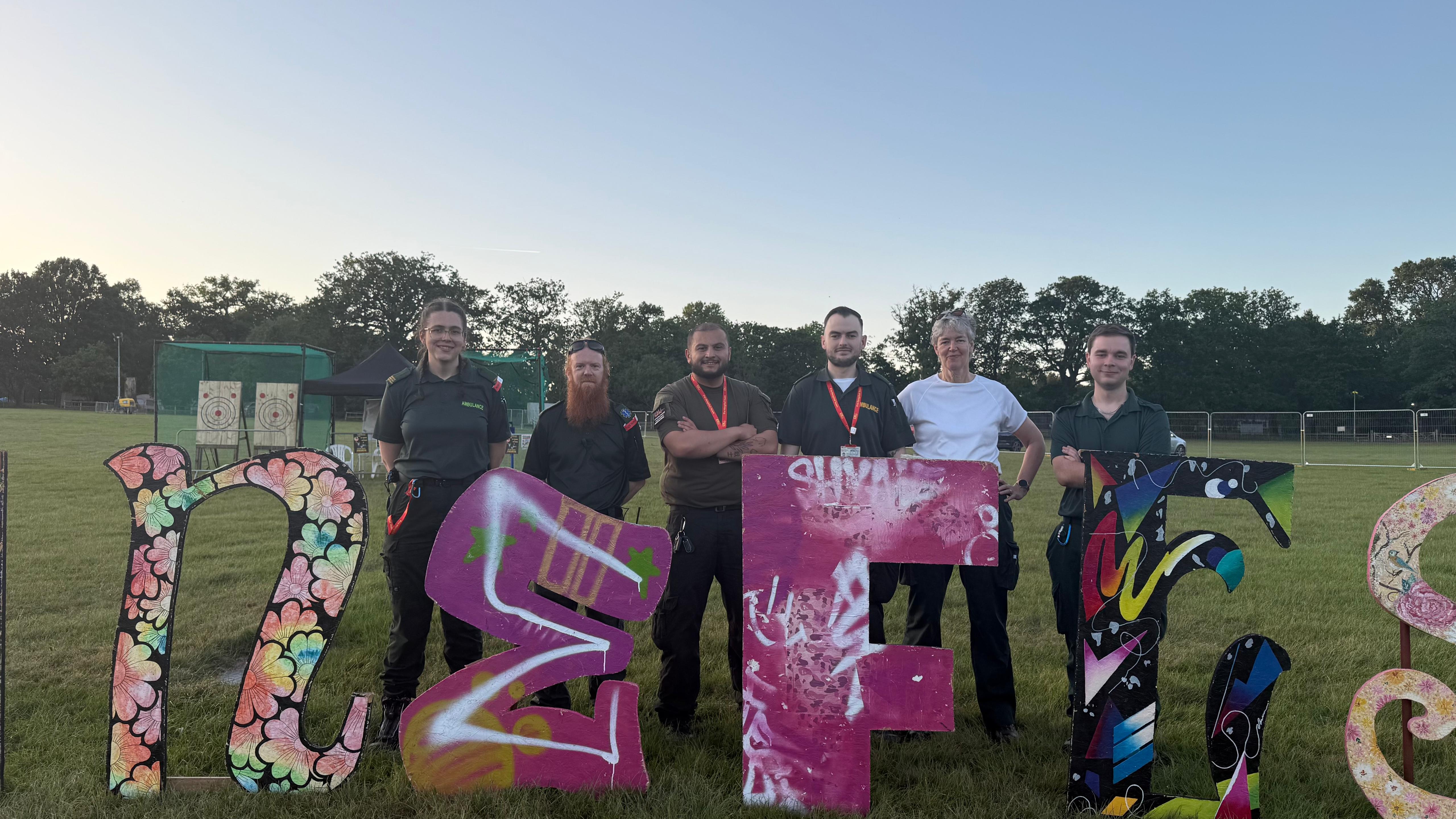 The EMResponse team at an event